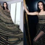 Cekricek.id – Aktris Raline Shah berhasil menggaet perhatian netizen dengan busana yang dikenakan pada pemotretan terbarunya. Gaun mengembang yang mirip tirai jendela itu membuatnya tampil menawan bahkan jauh lebih cantik hingga mengeluarkan pesonanya tersendiri.