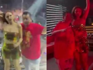 Cekricek.id – Hotman Paris kali ini memamerkan kedekatannya dengan sosok perempuan muda nan cantik dalam sebuah acara yang digelarnya. Bertemankan cahaya lampu disko yang remang-remang, pengacara kondang itu pun tampak berada di atas panggung yang sama dengan perempuan yang berprofesi sebagai disk jokey itu.