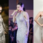 Cekricek.id – Sejumlah artis cantik seperti Luna Maya, Ayu Ting Ting hingga pedangdut Wika Salim tampil cantik dengan balutan gaun rumbai berwarna perak. Meski ketiganya tampil pada momen yang berbeda, namun outfit yang dikenakan terlihat begitu senada.