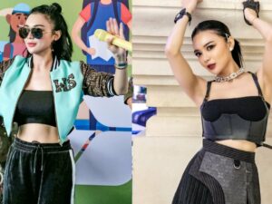 Cekricek.id – Sebagai penyanyi yang sering tampil, Wika Salim terbilang aktif menggonta-ganti gaya berbusana. Dalam satu kesematan dia bisa terlihat anggun dan elegan dengan agun panjang yang mewah. Namun, di lain kesempatan dia bisa tampil dengan gaya sporty kasual, hingga memakia outfit serba hitam dan aksesoris ala cewek metal.