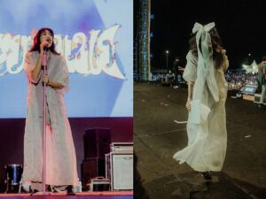 Cekricek.id – Widi Vierratale kembali dengan tampilan nyelenehnya di atas panggung saat band yang membesarkan namanya itu mengadakan konser. Meski sebelumnya sempat membuat kehebohan dengan kabar dirinya yang mau hengkang sebagai vokalis namun dia tetap tampil maksimal pada penampilan tersebut.
