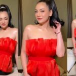 Cekricek.id - Netizen begitu memuji tampilan bentuk tubuh alias badan Celine Evangelista yang tampak glowing, padahal sedang keringatan