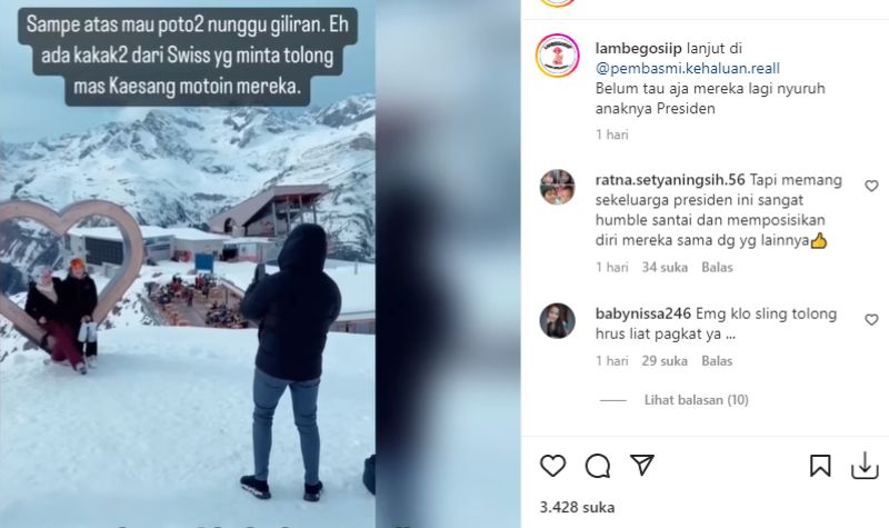 Niat Liburan Kaesang Pangarep, Anak Presiden yang Malah Jadi Tukang Foto Dadakan