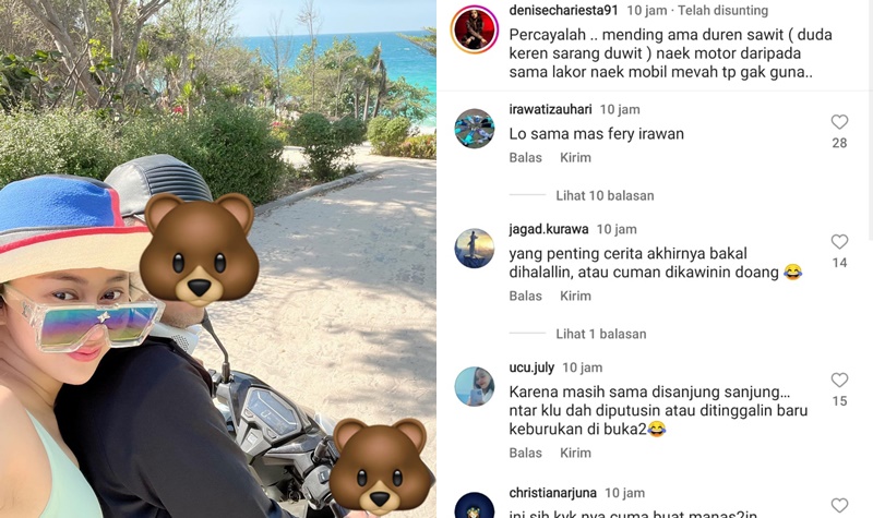 Denise Chariesta Pamer Kemesraan Bareng Cowok Misterius, Ngaku Sama Duda Tajir