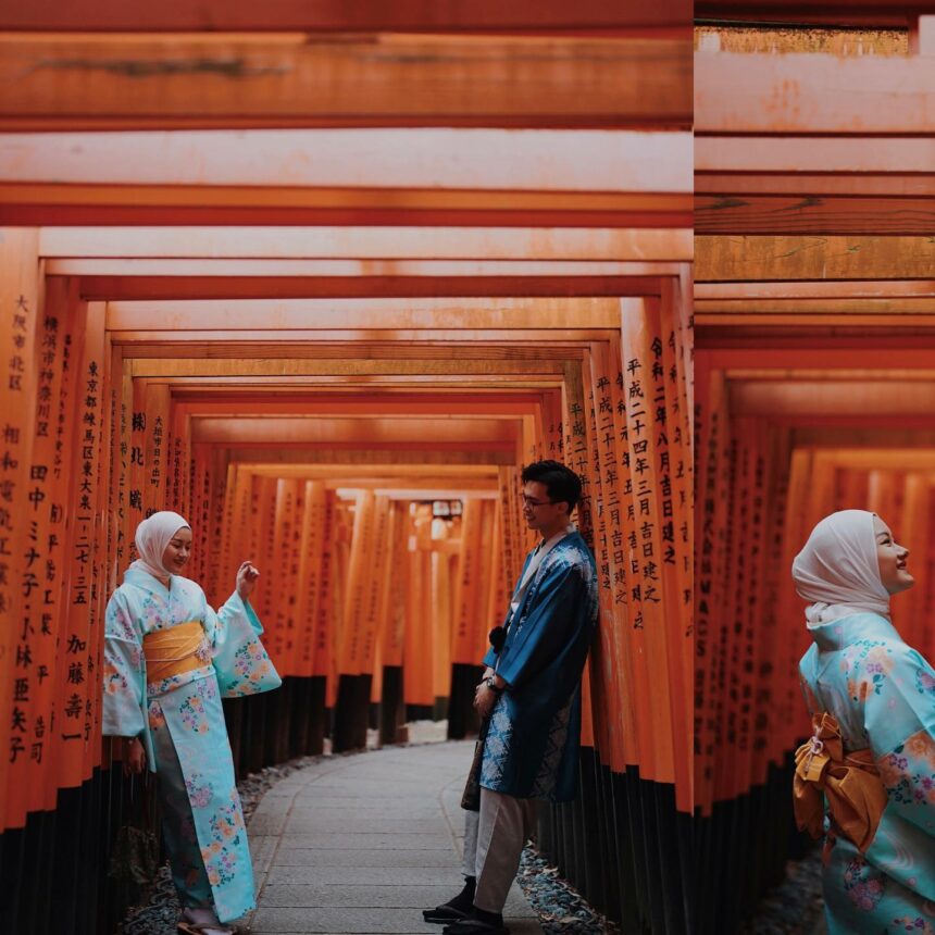 Intip 4 Potret Bahagia Dinda Hauw Liburan di Jepang