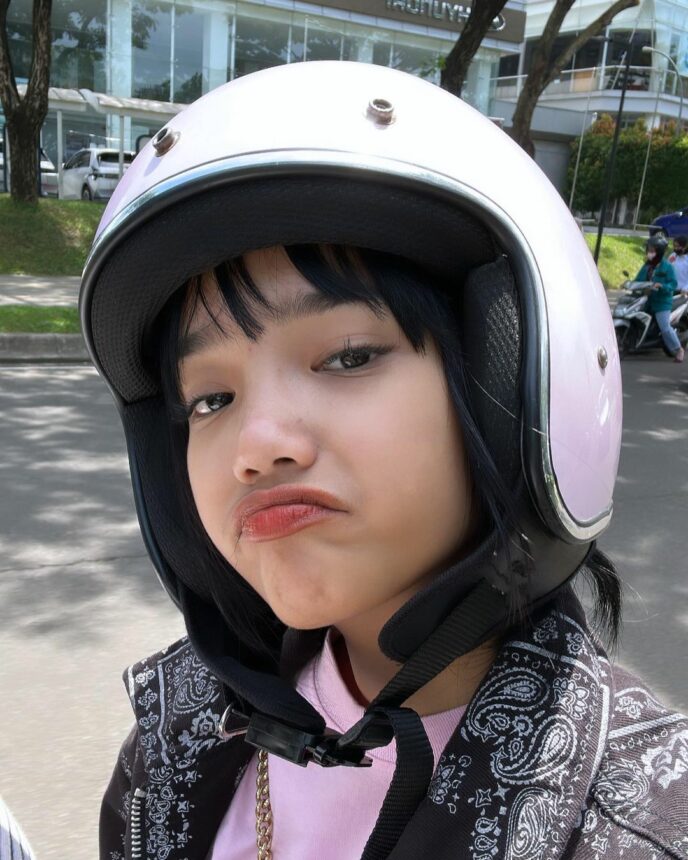 Intip Potret Bahagia Fuji dan Thariq Halilintar Cosplay Jadi Anak Motor