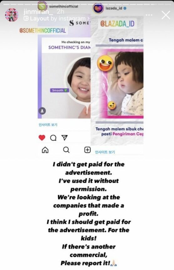 Cekricek.id, Berita Viral – Pakai Foto Anak Kecil Asal Korea Tanpa Izin untuk Iklan, Brand Lokal Ditagih Orangtuanya