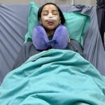 Lucinta Luna membagikan potrenya yang baru selesai melakukan operasi plastik di wajahnya untuk yang kesekian kalinya, Minggu (05/02/2023).