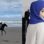 Cekricek.id – Shireen Sungkar dijuluki kesatria muslimah saat dirinya pamer aksi berkuda dengan outfit abaya. Itu adalah busana garmen asal Timur Tengah dengan bentuk sederhana seperti jubah. Bayangkan saja, bagaimana jika seseorang mengenakan setelan tersebut saat menunggang kuda dengan kecepatan yang cukup kencang.