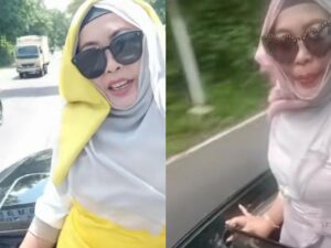 Cekricek.id, Berita Viral – Viral Emak-emak Pamer Aksi Keluar Lewat Sunroof Mobil dalam Vlog, Ternyata Istri Kepala Sekolah