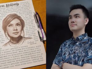 Cekricek.id – Hans Sebastian, seroang pemuda asal Medan berhasil menyorot perhatian karena tulisan tangannya yang estetik dan super rapi mirip ketikan komputer. Bahkan saat ini, dia telah menghasilkan banyak karya dan membagikannya lewat sosial media miliknya.