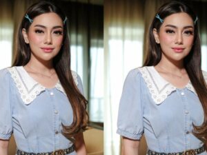 Cekricek.id – Celine Evangelista dipanggil dengan sebutan Barbie oleh salah seorang penata rias yang bertanggung jawab pada salah satu penampilannya. Setelah melihat bagaimana kecantikan yang ditampilkan lewat sebuah unggahan, netizen langsung berucap setuju dan merasa make up bak boneka itu cocok untuknya.