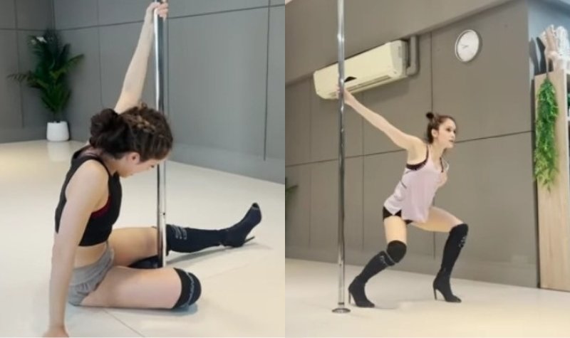 Cinta Laura Terlihat Jago Pole Dance Seperti Penari Striptis, Netizen: Profesional
