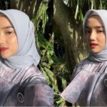 Fuji, adik ipar dari mendiang Vanessa Angel ini membagikan potret dirinya dengan balutan hijab. Ia terlihat jauh lebih anggun dan dewasa.