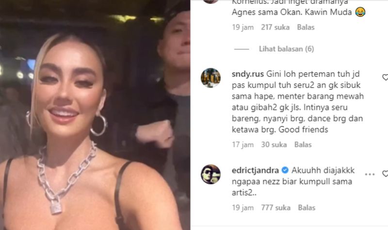 Kumpul Bareng Teman Lama Saat Aktif di Sinetron, Circle Agnez Mo Dipuji Paling Gak Ada Lawan 2 Cekricek,id Berita Artis dan Berita Seleb - Agnez Mo membagikan momen dirinya kumpul bersama teman-teman lama, circlenya gak ada lawan