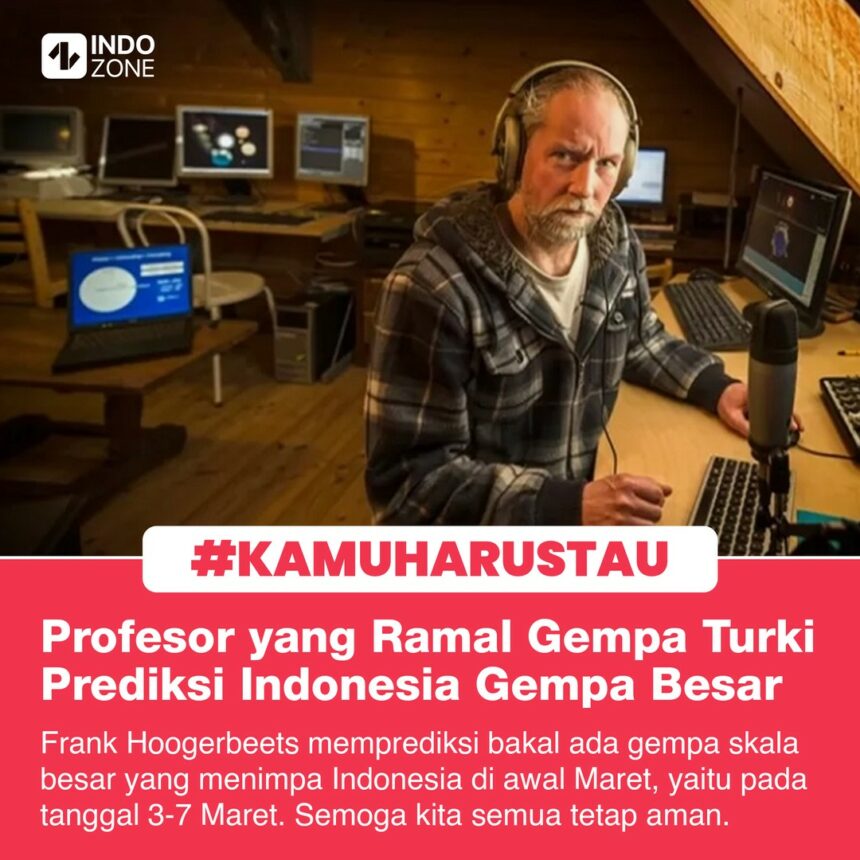 Cekricek.id, Berita Viral - Ilmuwan Asal Belanda Ini Prediksi Gempa Besar di Indonesia Awal Maret, Netizen: Tetap Waspada