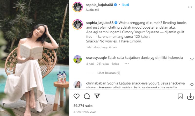 Cekricek.id, Berita Artis dan Berita Seleb - Rupanya netizen sendiri menjuluki Sophia Latjuba sebagai sosok keajaiban dunianya Indonesia