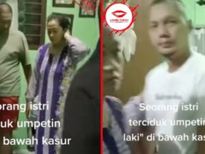 Viral, Istri Terciduk Umpetin Selingkuhan di Bawah Tempat Tidur