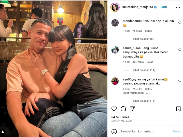 Cekericek.id, Berita Seleb dan Berita Artis - Lucinta Luna Pamer Foto Bareng Herjunot Ali, Reaksi Pemeran Zainuddin Ini Jadi Sorotan