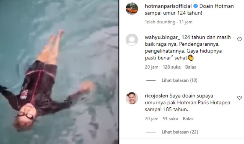 Cekricek.id, Berita Artis dan Berita Seleb - Hotman Paris terang-terangan mengungkapkan jika ia ingin memiliki usia panjang. Karena terinspirasi dari sosok Tante Tin