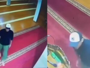 Cekricek.id, Berita Viral - Sebuah tindakan tidak terpuji dilakukan oleh seorang pria bule bertopi. Lantaran malah ludahi imam masjid di Bandung