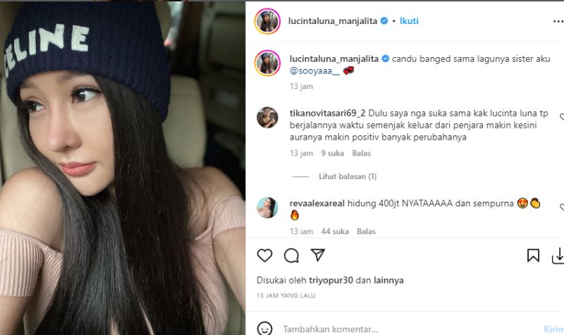 Cekricek.id, Berita Artis dan Berita Seleb - Rupanya hidung baru Lucinta Luna memiliki harga yang sangat fantastis, ratusan juta rupiah
