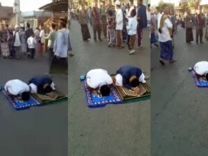 Cekricek.id, Berita Viral - Momen kocak lebaran termasuk dalam hal yang tidak mudah dilupakan bagi semua kalangan, tidur saat salat ied