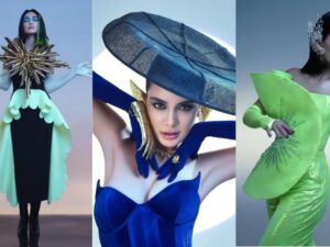 Cekricek.id, Berita Seleb dan Berita Artis – Luna Maya tampil unik dengan berbagai setelan outfit yang tak biasa. Penampilan tersebut dia tujukan dalam sesi pemotretan yang dilakukan belum lama ini. Di antara pakaian yang dia kenakan, ada yang menggunakan aksesoris topi mirip tudung saji hingga gaun yang berbentuk kipas tangan.
