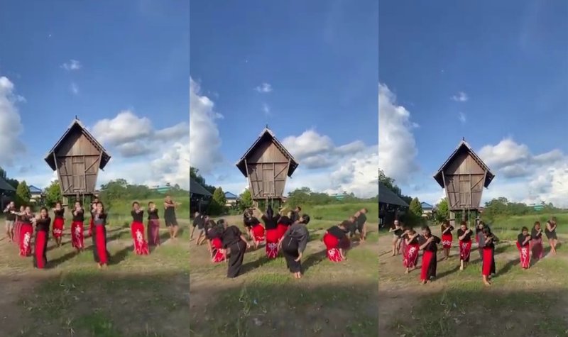 Cekricek.id, berita seleb dan berita artis - Tari Flower Jisoo Blackpink Ternyata Cocok Digubah Jadi Tarian Tradisional Suku Dayak 