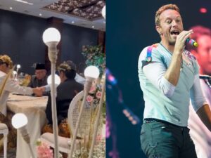 Pria ini mempersunting gadis pujaan hatinya dengan mahar yang super unik yakni tiket konser Coldplay, saat membacakan mahar tersebut viral.