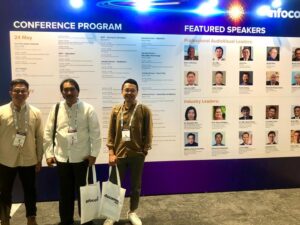Perwakilan WIGO App saat pameran Infocomm Asia 2023