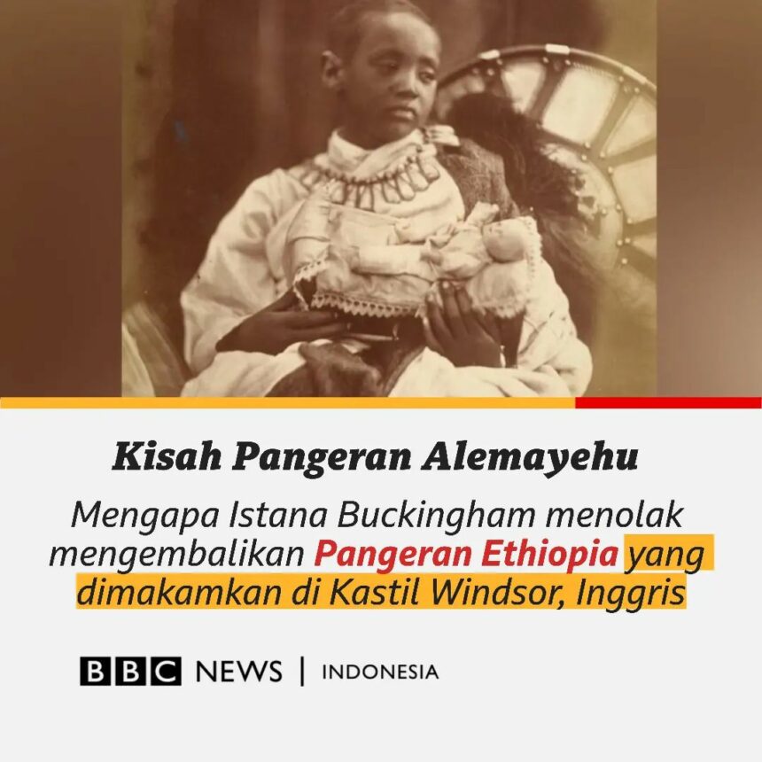 Cekricek.id, Berita Viral - Ternyata ada sebuah kisah tragis berkaitan dengan Pangeran Alemayehu. Karena Inggris menolak kembalikan jasadnya