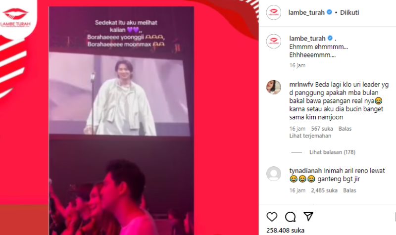 Cekricek.id, Berita Artis dan Berita Seleb - Artis cantik Luna Maya kini terciduk semakin mesra dengan Maxime Bouttier saat nonton konser