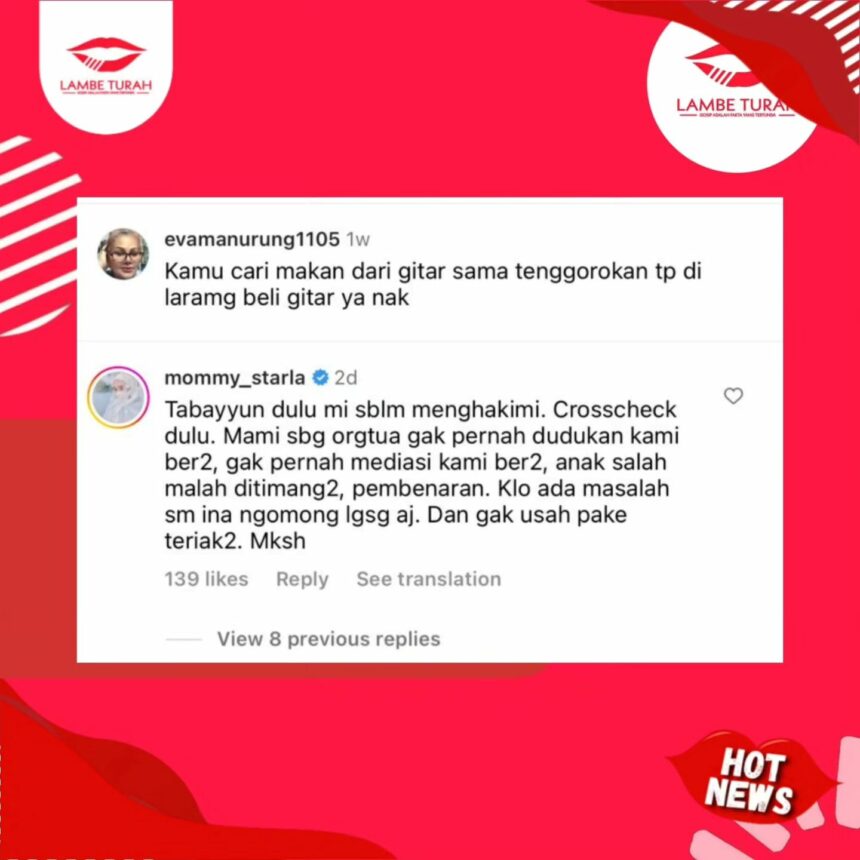 Cekricek.id, Berita Artis dan Berita Seleb - Kasus rumah tangga antara Inara Rusli dan Virgoun kini makin terus memanas, diserang mertua