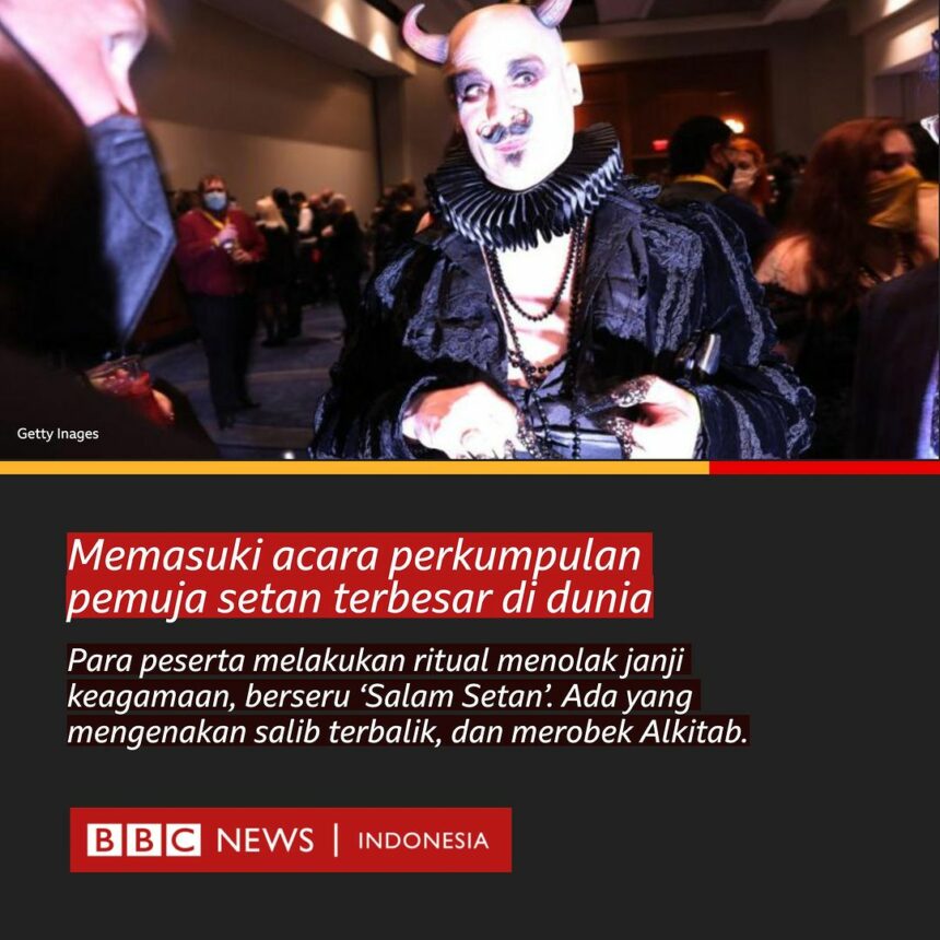 Cekricek.id, Berita Viral - Ternyata ada sebuah event alias acara pemuja setan terbesar di dunia. Kabarnya kurang lebih 830 orang akan hadir