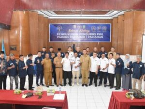 Pengurus PWI Kabupaten Padang Pariaman dan Kota Pariaman Masa Bakti 2021-2024 Dilantik