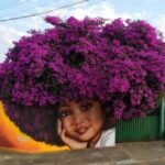 Berita viral - Cekricek.id - Seorang seniman Jalanan Brasil Ini Gabungkan Tanaman dengan Grafiti Menciptakan Efek Visual Menakjubkan dan indah