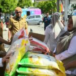 Pemko Padang Gelar Pasar Murah di Pelataran Parkir Masjid Agung Nurul Iman untuk Jaga Stabilisasi Harga Pangan