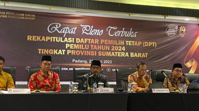 Rekapitulasi DPT Pemilu 2024: Jumlah Pemilih di Sumatera Barat Terungkap
