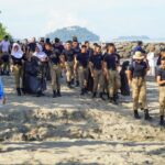 Praja IPDN dan IKAPTK Padang Kolaborasi Bersih-Bersih Pantai Pantai Padang