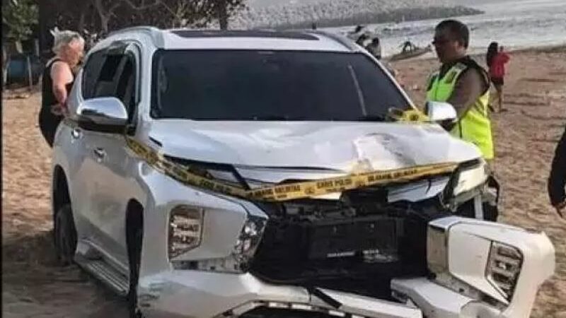 Pengemudi Pajero Tabrak Wanita di Sunset Road Pantai Sanur Bali dan Melarikan Diri