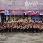 Hujan Tak Halangi Semangat Peringatan Hari Pramuka ke-62 di SMPN 1 Padang Panjang
