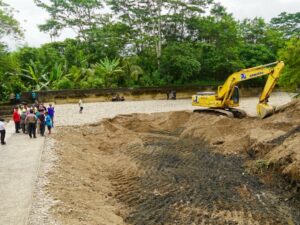 Bendungan Lubuk Laweh Kekeringan, Pemko Padang Lakukan Pengerukan