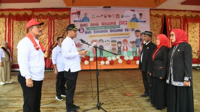 Wali Kota Pariaman, Genius Umar, Resmikan KPAD 2023-2027 dalam Perayaan HAN dan Harganas