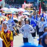 Pawai Alegoris HUT RI ke-78 di Batusangkar Berlangsung Meriah