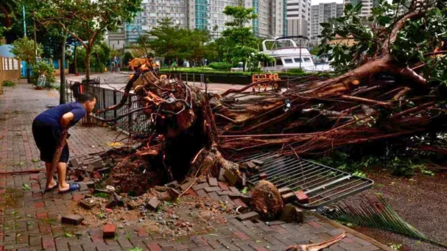 Topan Saola Meluluhlantakkan Guangdong, Hong Kong, dan Macau