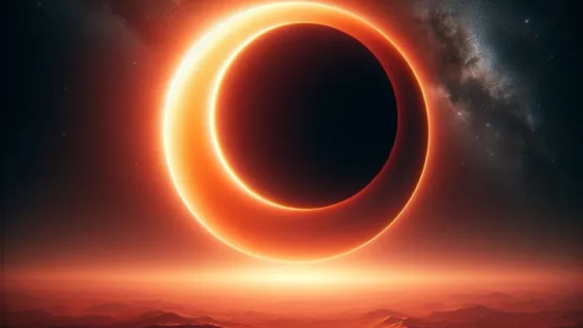 Cekricek.id - Begini Penampakan Gerhana Matahari di Mars