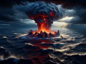 Cekricek.id -Dampak Dahsyat Letusan Gunung Api Bawah Laut Hunga Tonga