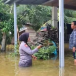 Cekricek, Berita Kampar Hari Ini dan Berita Riau Hari Ini: Polwan Fatimah Yulis Berjuang Melintasi Banjir dan Ancaman Buaya untuk Memberikan Bantuan dan Trauma Healing