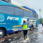Berita Pelalawan Hari ini, Cekricek, Berita Riau Hari Ini: Banjir Melanda Jalur Lintas Timur, Polisi Terapkan Sistem Buka Tutup